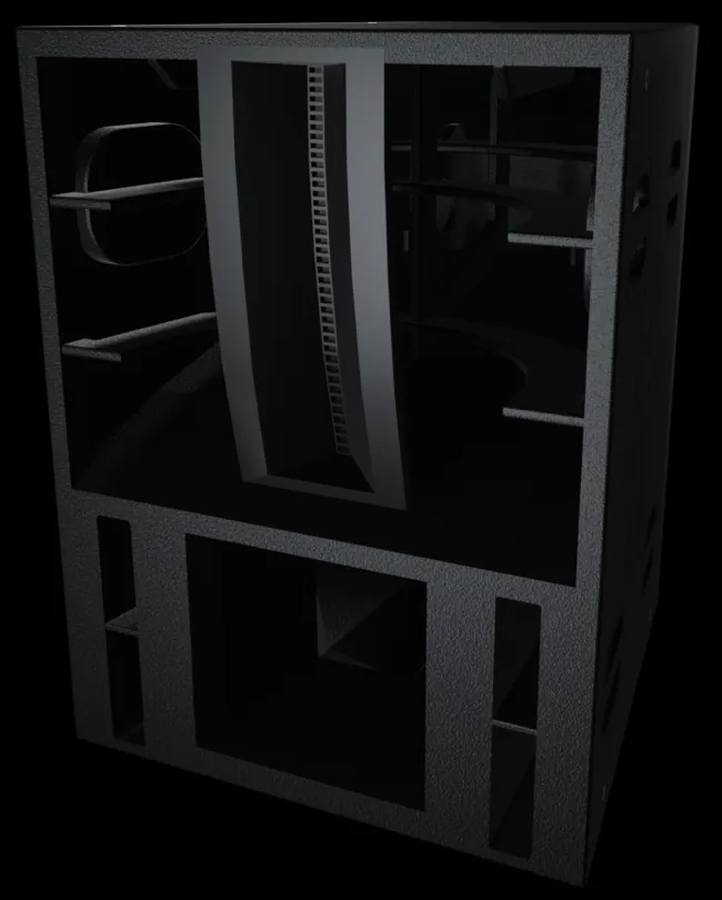 HSD Sound Systems Haymaker three-way point source top by Hennessey Sound Design