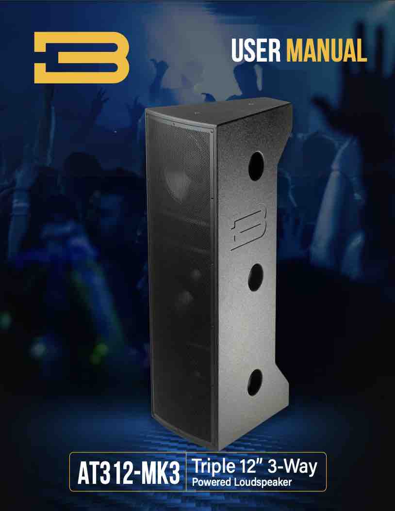 BASSBOSS AT312 MK3 Manual PDF