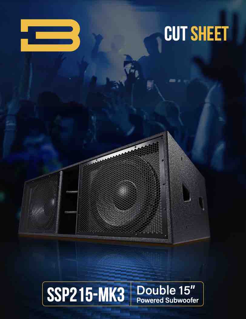 BASSBOSS SSP215 MK3 Technical Sheet PDF