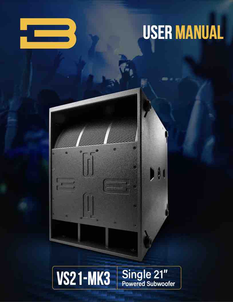 BASSBOSS VS21 MK3 Manual PDF